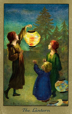 The Lantern Postcard by Sybil Barham