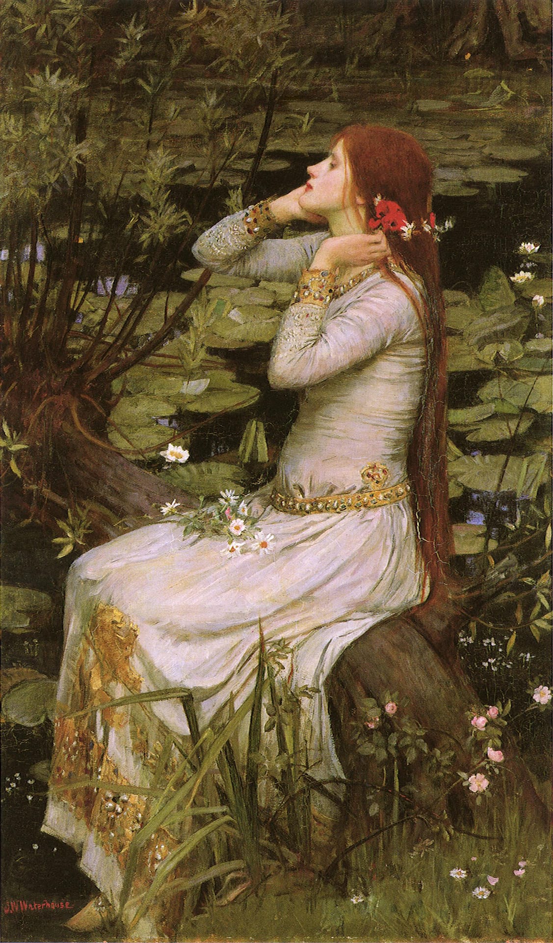 Ophelia by John William Waterhouse via Wiki Commons