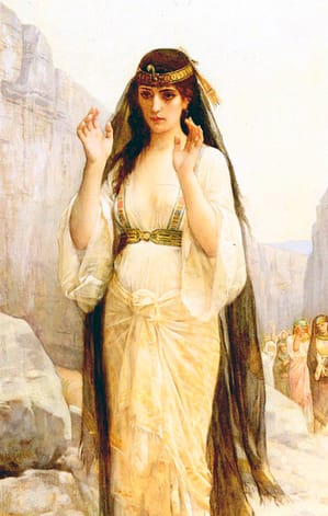 The Daughter of Jephthah by Alexandre Cabanel via Wiki Commons
