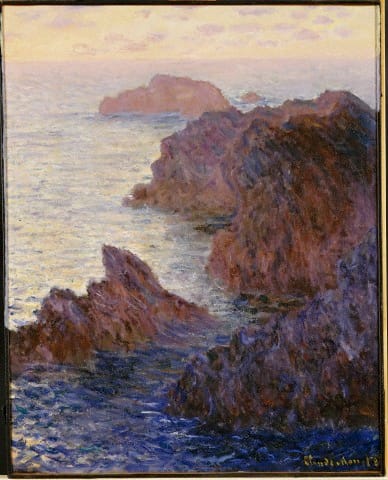 Rocky Point at Port-Goulphar by Claude Monet
