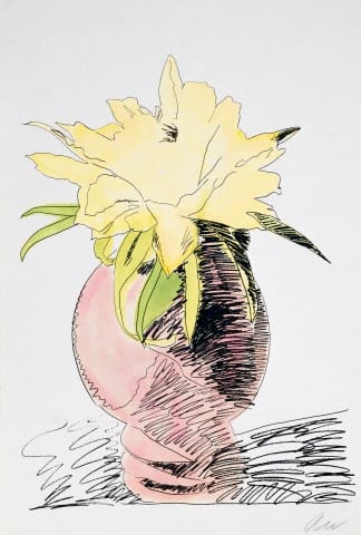 Flowers (Hand Colored). Andy Warhol (1928-1987)