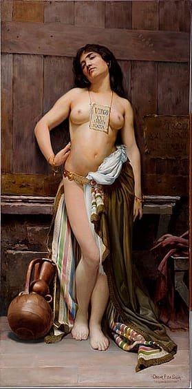 Roman Slave by Oscar Pereira da Silva via Wiki Commons