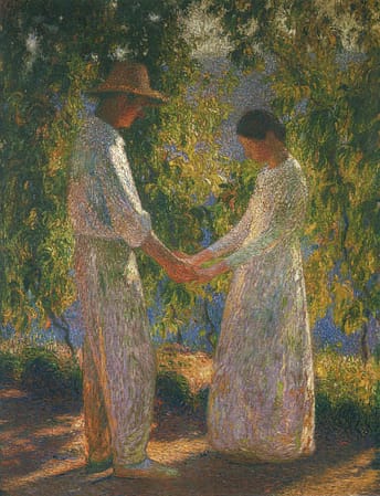 The Lovers by Henri-Jean Guillaume Martin via Wiki Commons