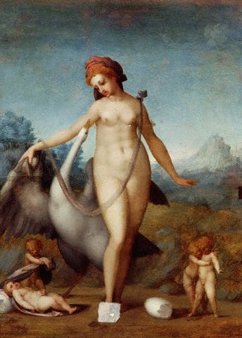 Leda and the Swan by Pontormo (1512)