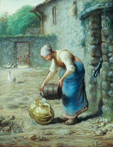 The Woman at the Well by Jean-Francois Millet