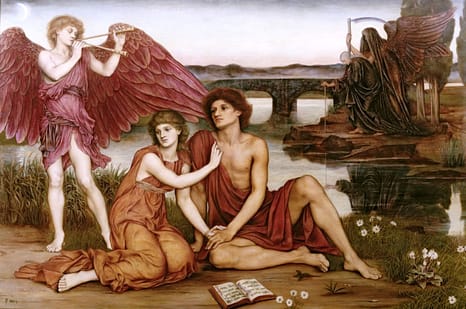 Love's Passing by Evelyn De Morgan via Wiki Commons