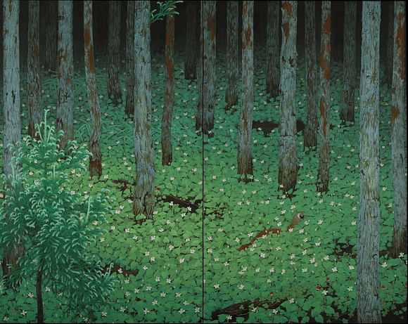 Katayama Bokuyo - Mori (Forest) via Wikicommons